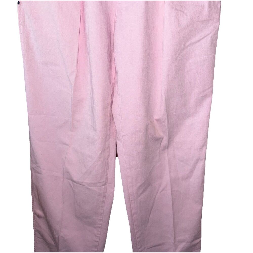 Vintage Polo Ralph Lauren Pink Pleated Palm Desert Pant Ivy League NOS 33x36 - Picture 4 of 16